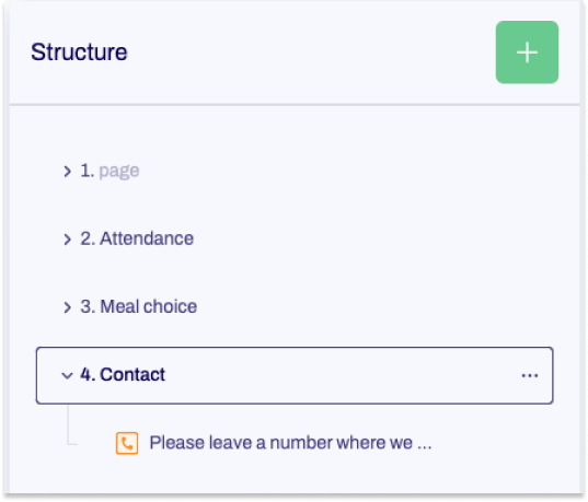 The form tree is shown.